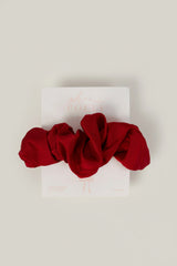 Oversized Scrunchie in Ruby Red