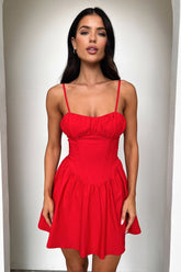 Zanaya Dress - Red