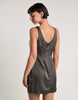 Glamorous Boat Neck Mini Shift Dress In Bitter Chocolate