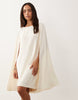 Lauren By Ralph Lauren Long Sleeve Mini Dress In Cream