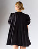 Glamorous Pleated Mini Dress In Black