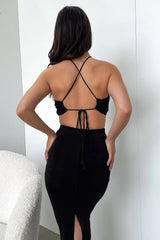Fumes Crop - Black