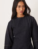 Calvin Klein Jeans Structured Denim Mini Dress In Indigo Rinse