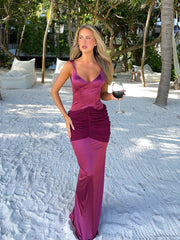 Lucy's BREANNE MAXI DRESS BURGUNDY