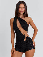 Lucy's RAMONIA PLAYSUIT BLACK