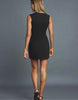 Stradivarius Short V-Neck Dress In Black