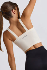 Super Sculpt Seamless Longline Camisole Top in White