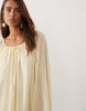 Miss Selfridge Chiffon Mini Dress In Buttermilk