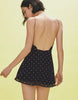 Bershka Mini Tulle Strappy Dress In Black