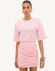 Loavies Simply Perfect Love Pink Dress With Shoulder Pads In Pink