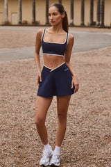 Soft Active Crossover Mini Skort in Classic Navy