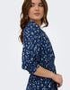 Only Floral Printed Dress In Dark Blue