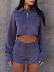 Lucy's ZIE JACKET DEEPEST MAUVE