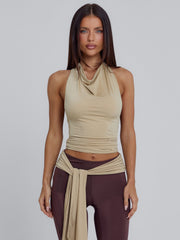 Lucy's MINNA PANT BROWN TAN