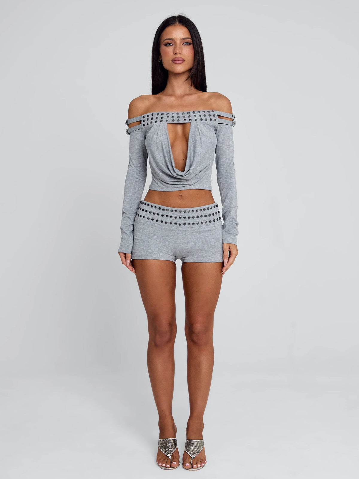 Lucy's ZAYANA SHORTS GREY MARLE