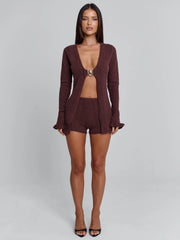 Lucy's VELMA TOP CHOCOLATE