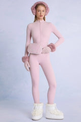 Waterproof Multiway Ski Bag in Powder Pink