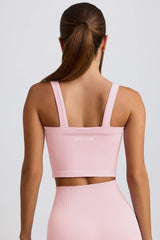 Super Sculpt Seamless Longline Camisole Top in Powder Pink