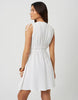 Brave Soul V-Neck Sleeveless Midi Dress With Tie Details In White