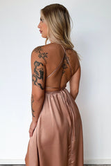 Scarlett dress - Tan