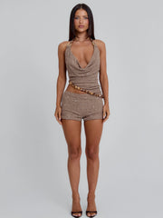 Lucy's OMYA PLAYSUIT TAN