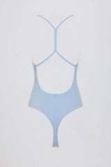 Cut-Out Bodysuit in Sky