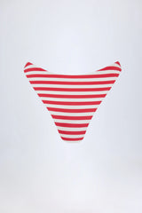 Cheeky Bikini Bottoms in Cherry Red