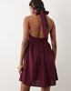 Miss Selfridge Linen Look Halter Mini Dress