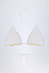 Triangle Bikini Top in Lemon