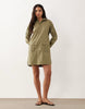 Lauren By Ralph Lauren Shirt Mini Day Dress In Khaki