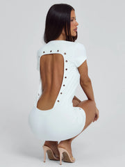 Lucy's TULA MINI DRESS WHITE