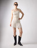 Glamorous Strappy Mini Dress In Off White