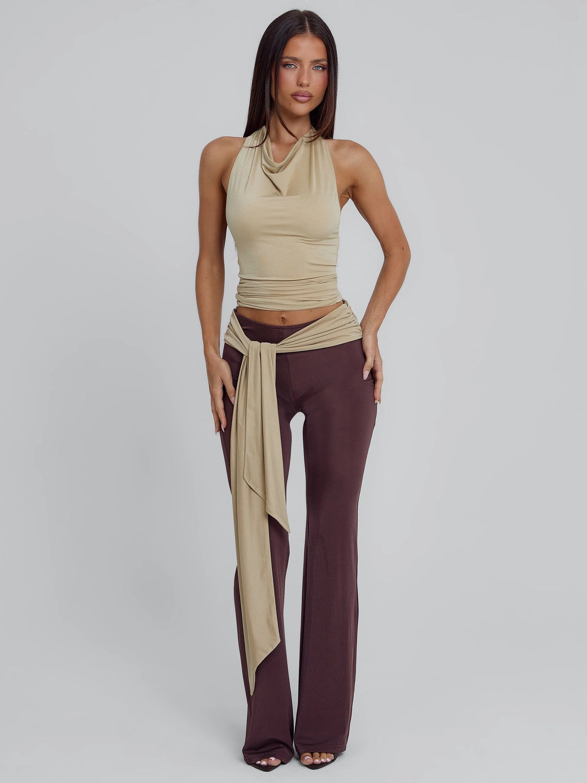 Lucy's MINNA PANT BROWN TAN