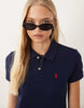 Polo Ralph Lauren Short Sleeve Casual Polo Day Dress In Navy