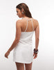 Cotton On Isabelle Wrap Halter Mini Dress In White