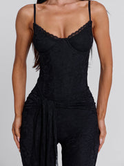 Lucy's NYLA JUMPSUIT BLACK