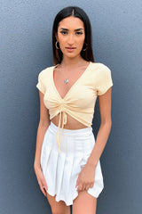 Hammer Crop - Yellow