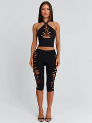 Lucy's ZHERA CAPRI PANTS BLACK