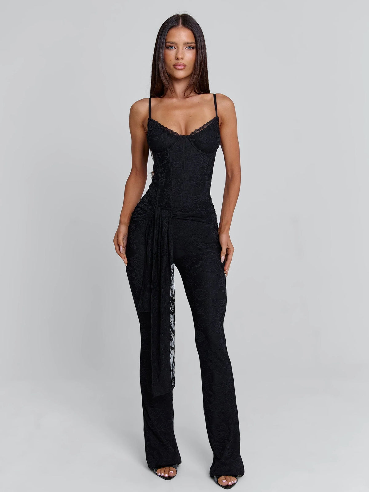 Lucy's NYLA JUMPSUIT BLACK