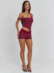 Lucy's ROC TOP DEEP RED