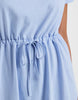 Vero Moda Tie Waist Jersey Mini Dress In Light Blue