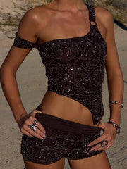 Lucy's ROC SHORTS DEEP CHOCOLATE