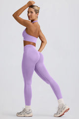 Define Luxe High-Waist Leggings in Lilac