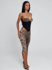Lucy's EIRA CAPRI PANT LEOPARD SEQUIN