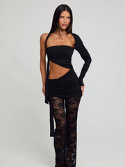 Lucy's ANITRA JUMPSUIT BLACK
