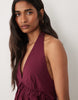 Miss Selfridge Linen Look Halter Mini Dress